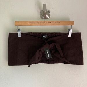 New Express women’s linen blend tube top